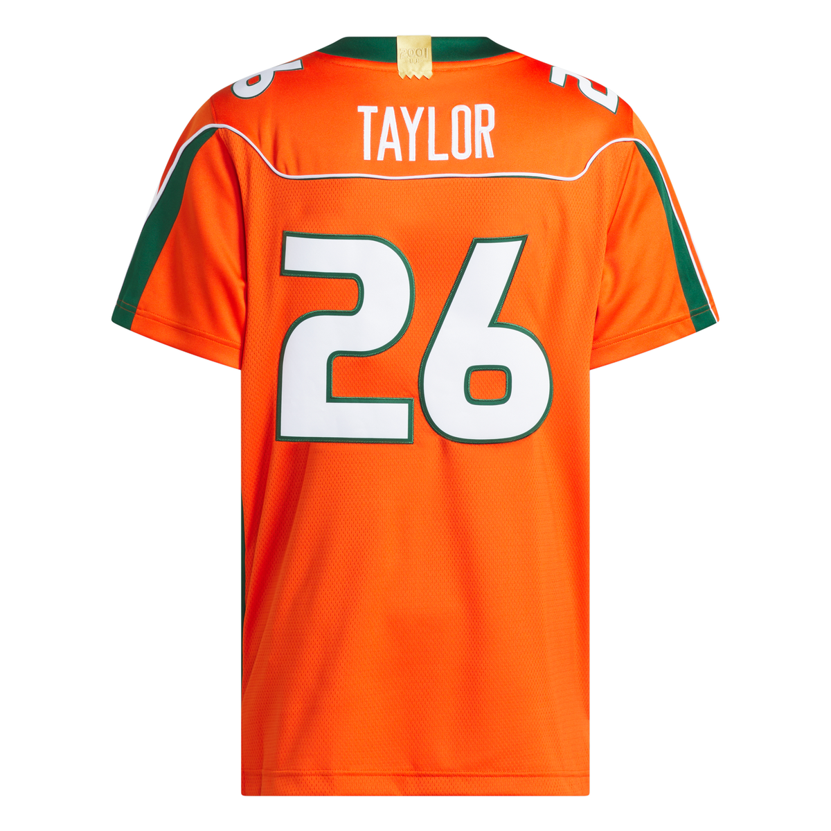 Miami Hurricanes adidas Sean Taylor 2001 25th Anniversary Premium Jersey - Orange