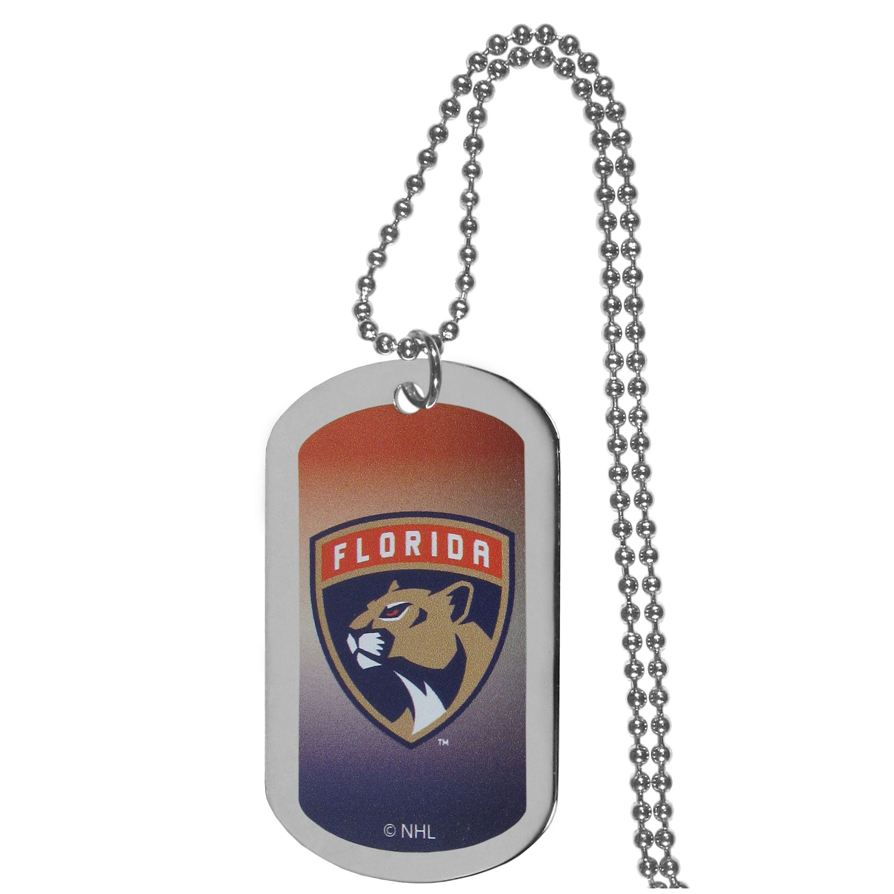 Florida Panthers Dog Tag Necklace