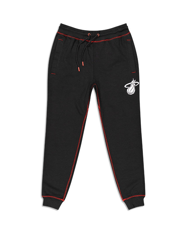 Miami Heat New Era 2023 City Edition Tapered Joggers - Black