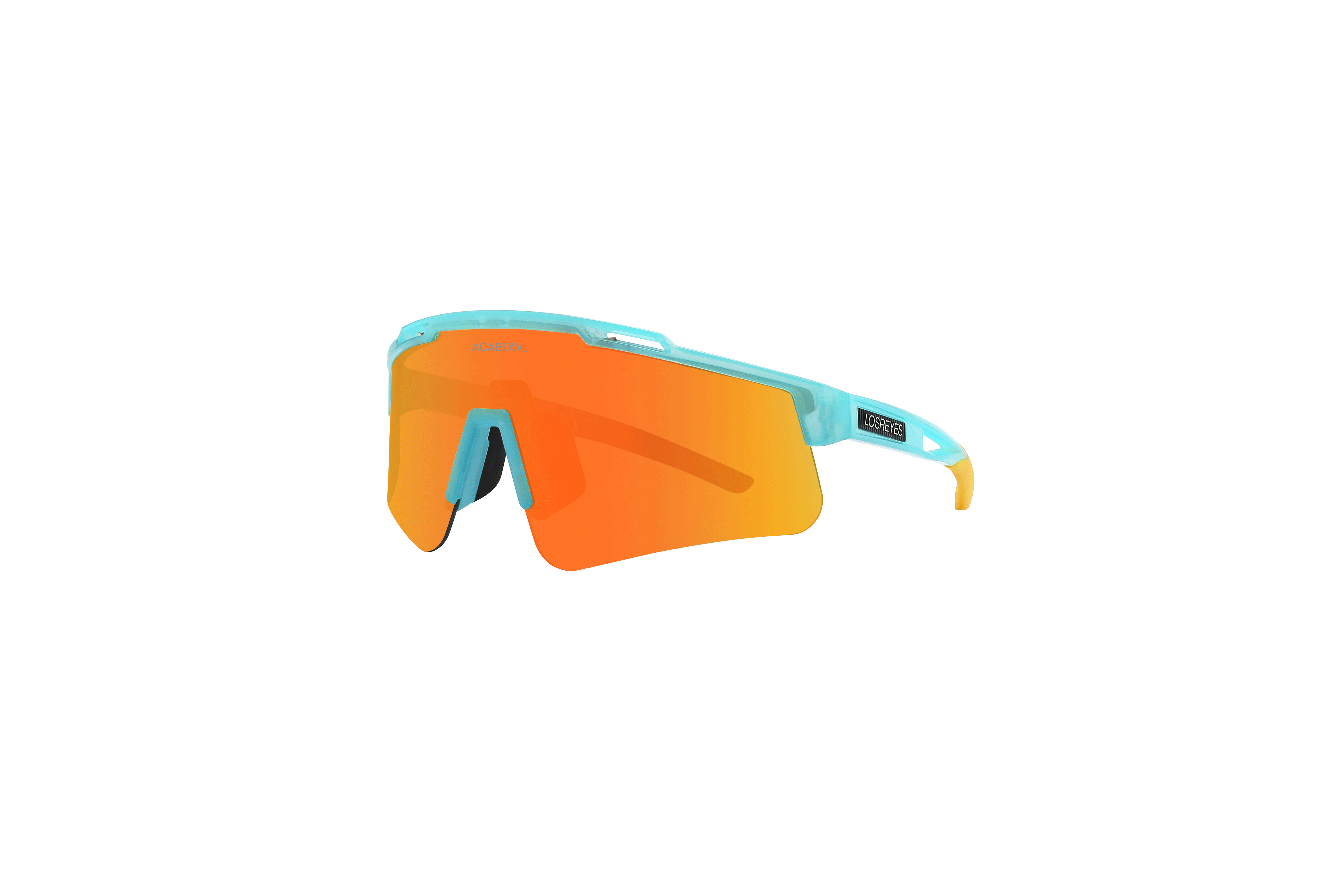 Los Reyes Miami Prime "Aqua/Orange" Sunglasses