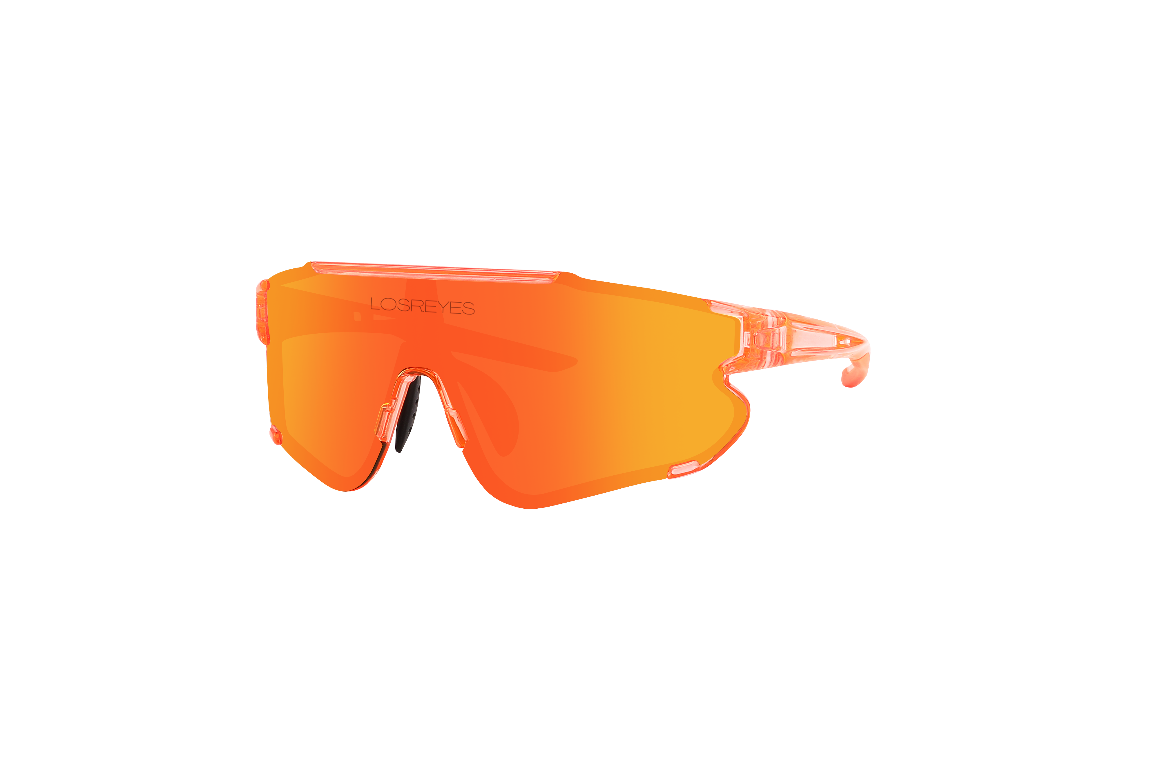 Los Reyes Miami Prime "Transparent Orange" Sunglasses