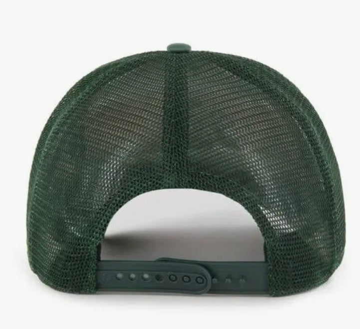 Miami Hurricanes 47 Brand Kelso Sebastian Foam Trucker Hat - Green