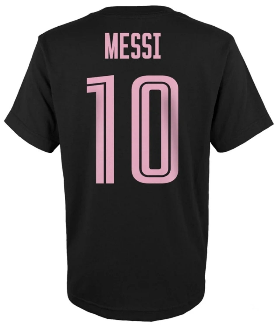 Lionel Messi Inter Miami Toddler name & Number T-Shirt - Black