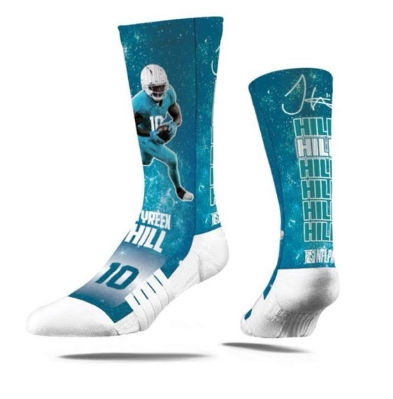 Tyreek Hill NFLPA Strideline Premium Full Sublimated Socks