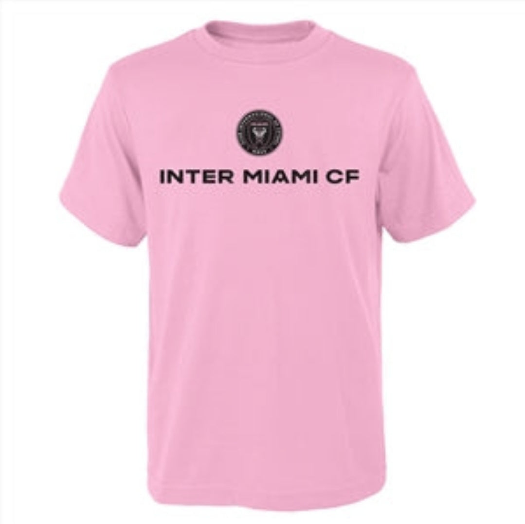 Lionel Messi Inter Miami CF Kids Name & Number T-Shirt - Pink