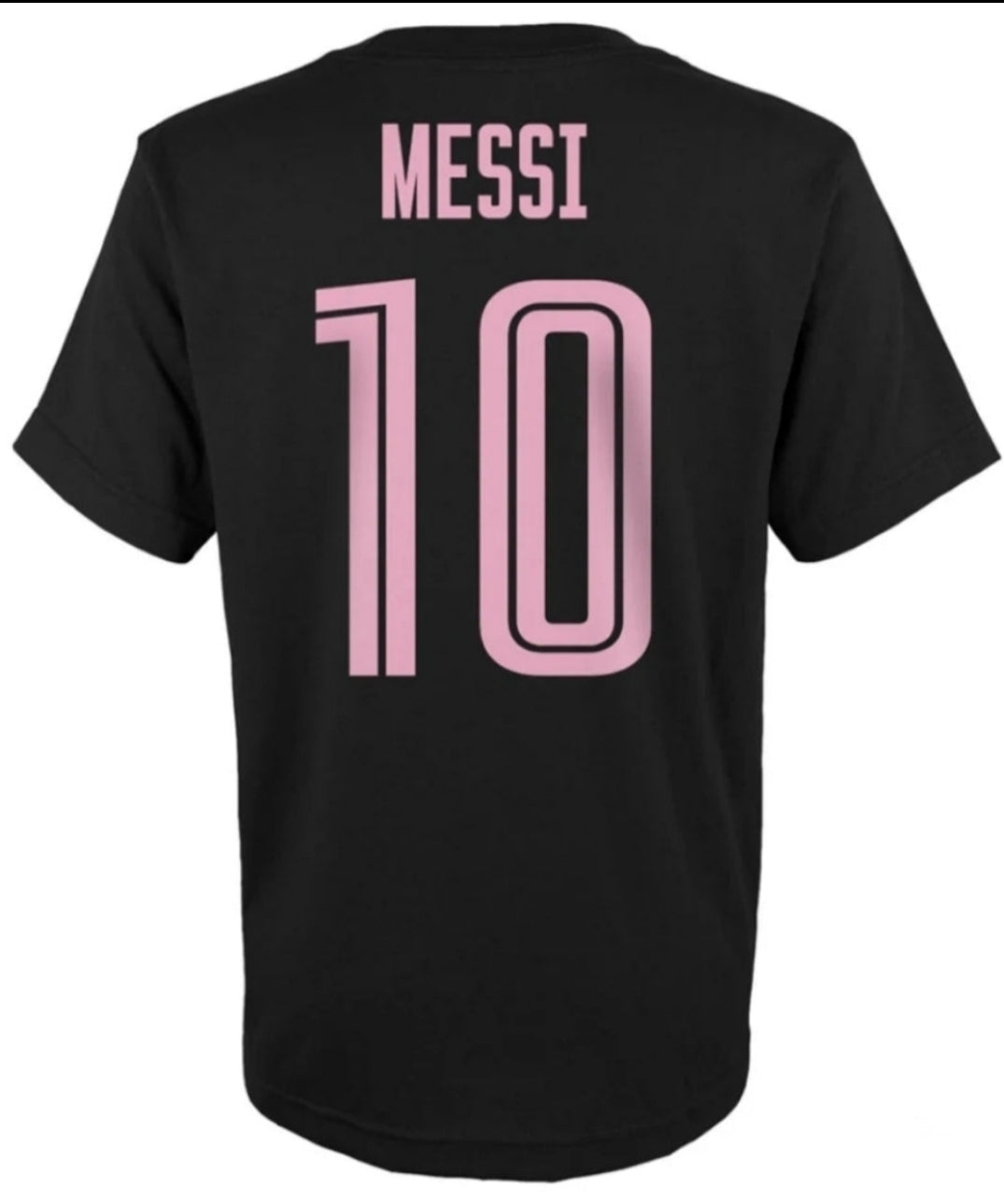 Lionel Messi Inter Miami CF Youth Name & Number T-Shirt - Black