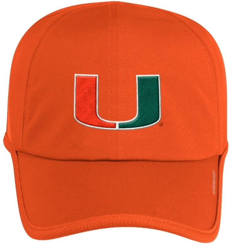 Miami Hurricanes adidas Superlite Adjustable Hat - Orange