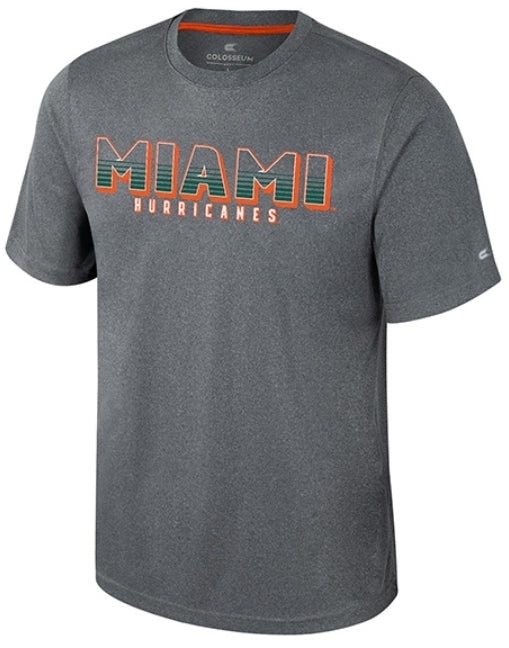 Miami Hurricanes Colosseum Forget T-Shirt - Heathered Charcoal