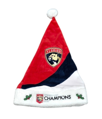 Florida Panthers Stanley Cup Champions Santa Hat
