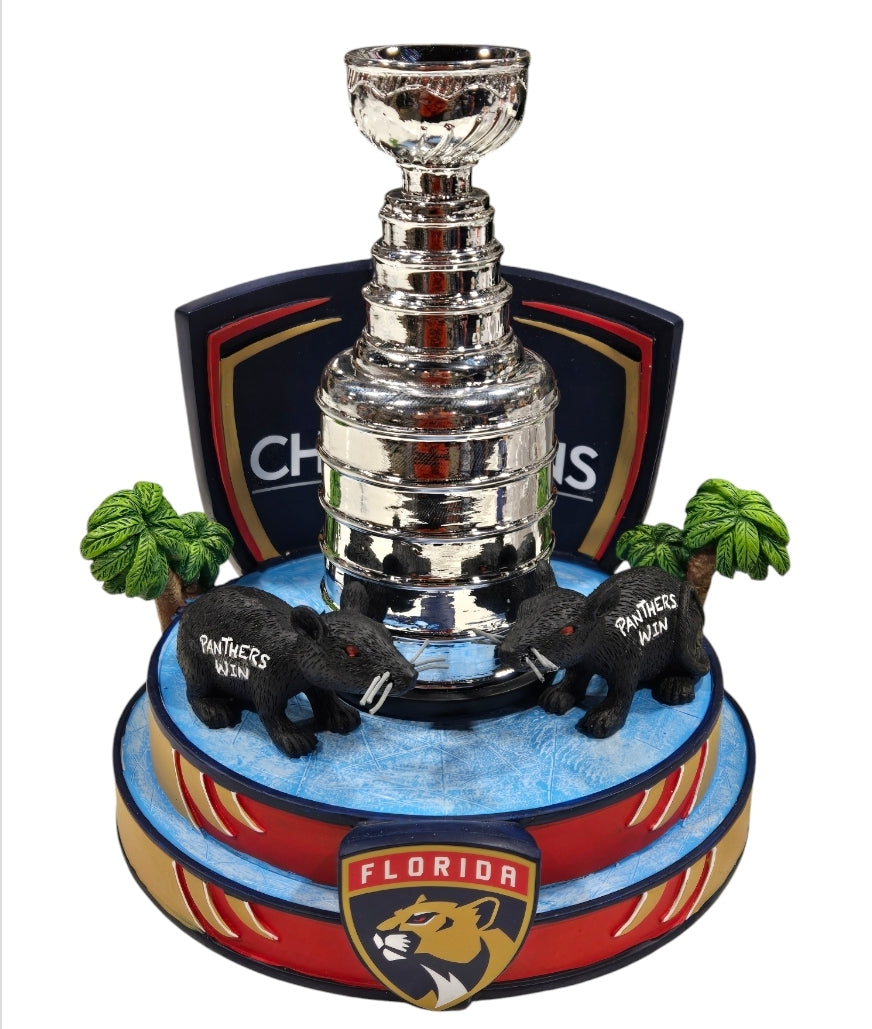 Florida Panthers Stanley Cup Champions Rat Bobble