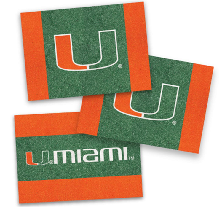 Miami Hurricanes Team Pride Sand Art Craft Kit