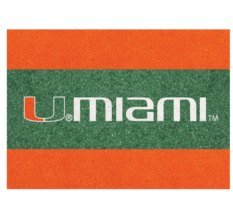 Miami Hurricanes Team Pride Sand Art Craft Kit