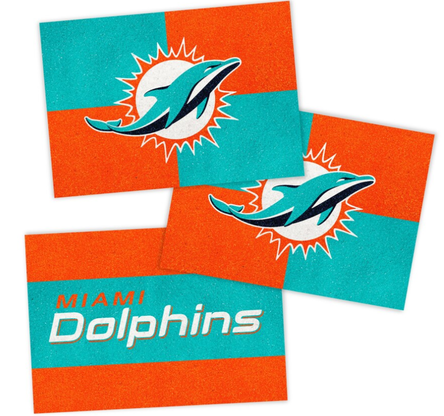 Miami Dolphins Team Pride Sand Art Craft Kit