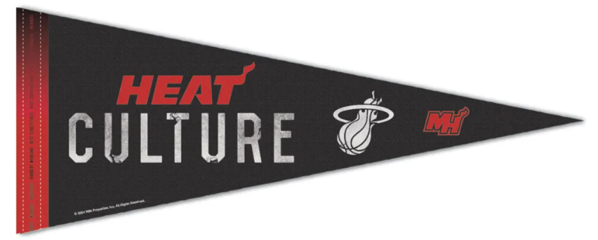 Miami Heat City Edition Premium Roll Up Pennant