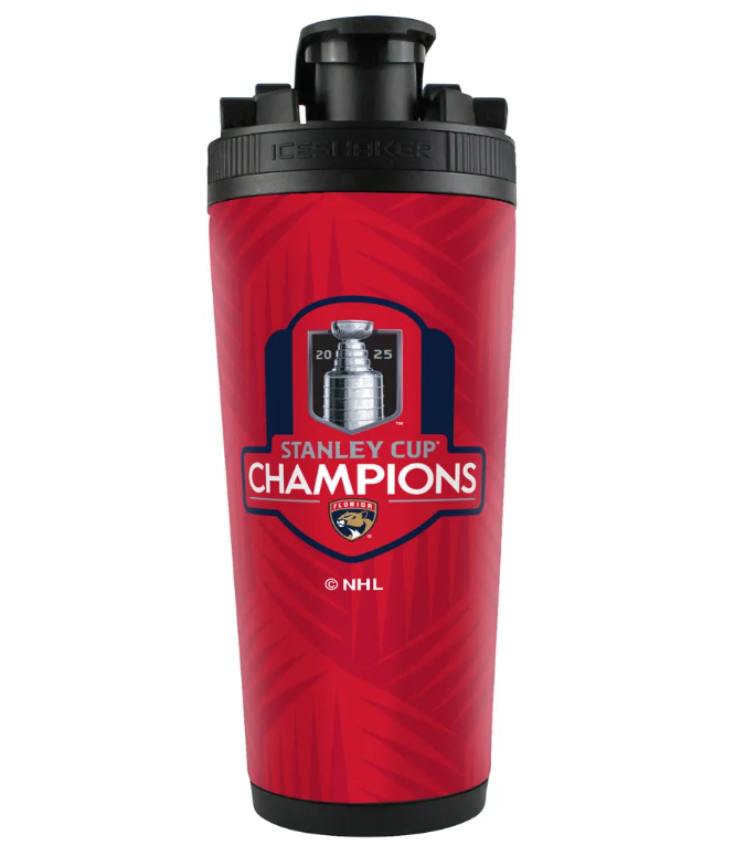Florida Panthers 2025 Back to Back Champions Ice Shaker Tumbler - 26oz
