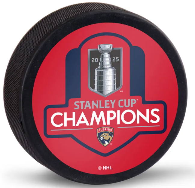 Florida Panthers 2025 Stanley Cup Champions WinCraft Puck