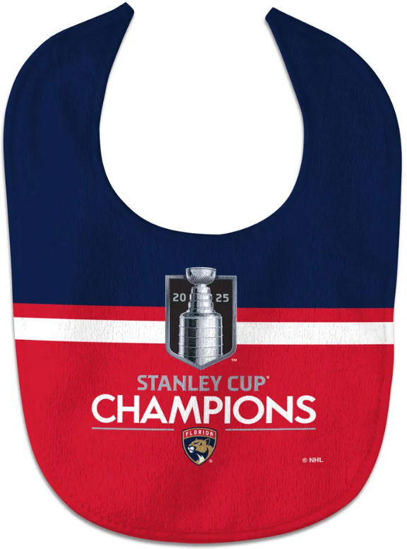 Florida Panthers 2025 Stanley Cup Champions All Pro Baby Bib
