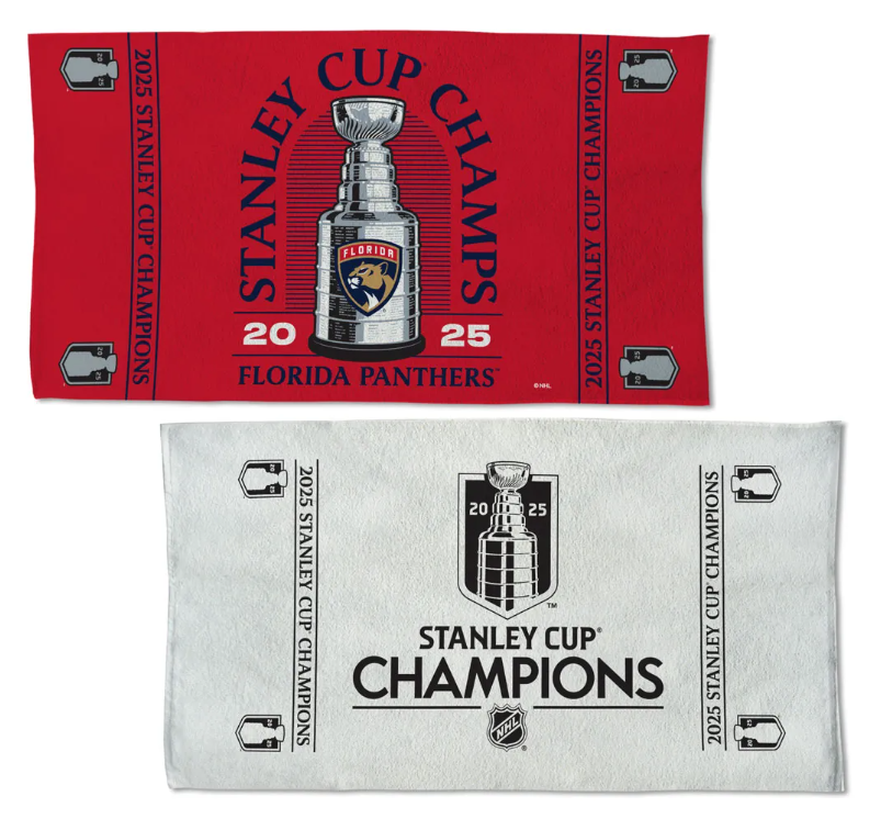 Florida Panthers 2025 Stanley Cup Champions Locker Room Towel - 22" x 42"