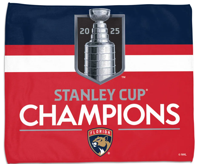 Florida Panthers 2025 Stanley Cup Champions Rally Towel - 15 x 18