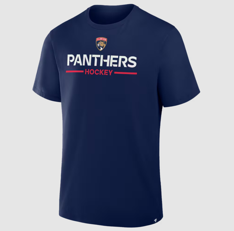Florida Panthers Authentic Pro Primary T-Shirt - Navy Blue