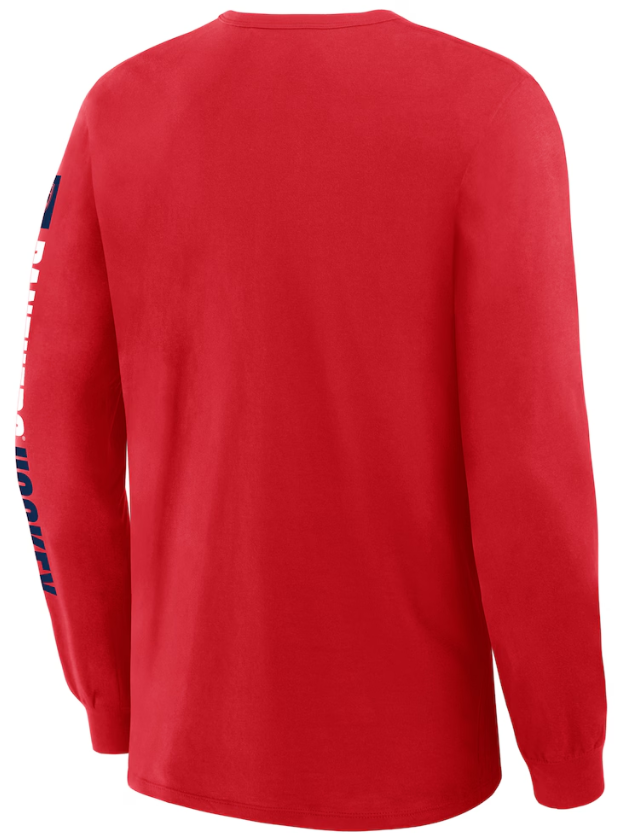 Florida Panthers Fanatics Goal Crease Legacy Long Sleeve T-Shirt - Red