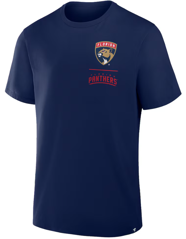 Florida Panthers Fanatics Crash the Boards T-Shirt - Navy Blue