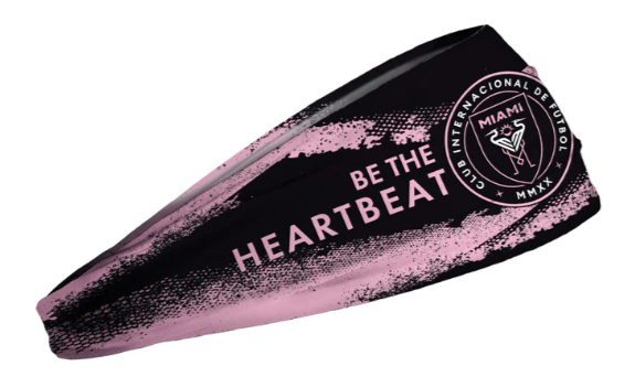 Inter Miami CF Junk Headband Rally Cry - Pink/Black