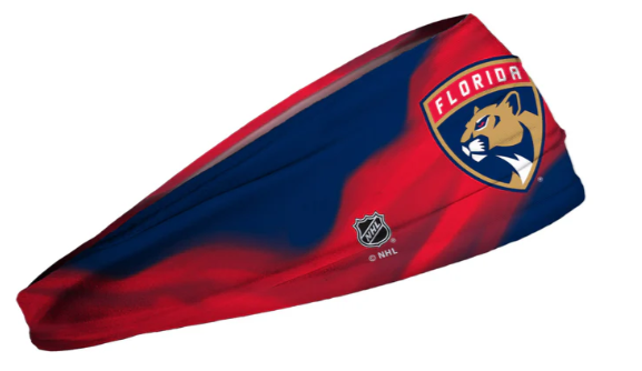 Florida Panthers JUNK Headband Face Off - Red/Navy