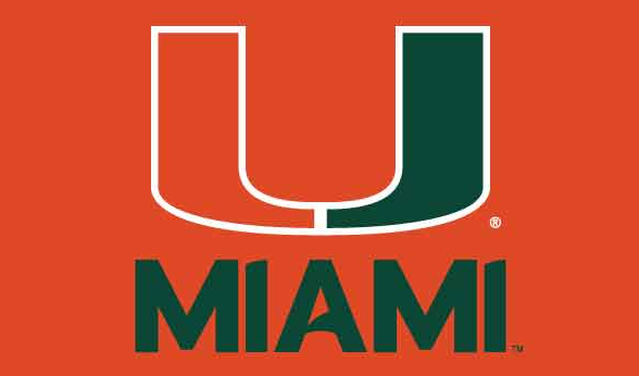 Miami Hurricanes U Miami 3' x 5' Flag - Orange