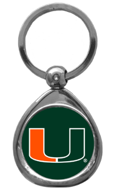 Miami Hurricanes Siskiyou Chrome Key Chain