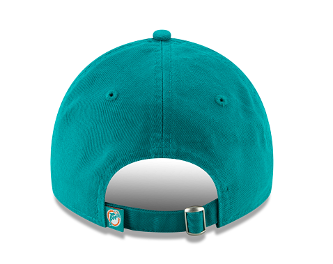 Miami Dolphins New Era Core Classic Throwback 9Twenty Adjustable Hat - Aqua