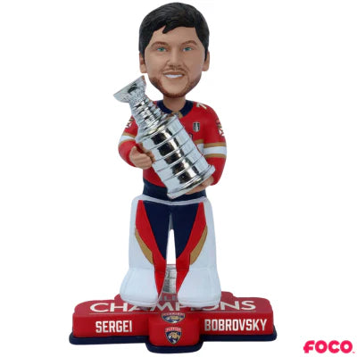 Florida Panthers Sergei Bobrovsky Stanley Cup Champions Bobblehead