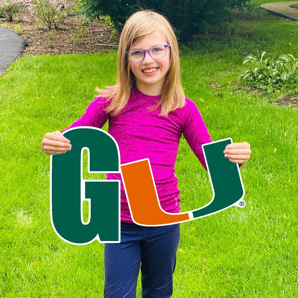 Miami Hurricanes 2025 U Grad Lawn Display