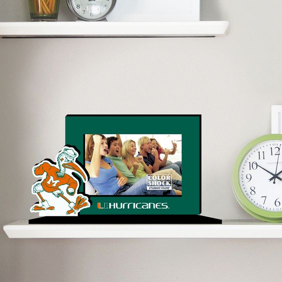 Miami Hurricanes Standee Photo Frame with Sebastian