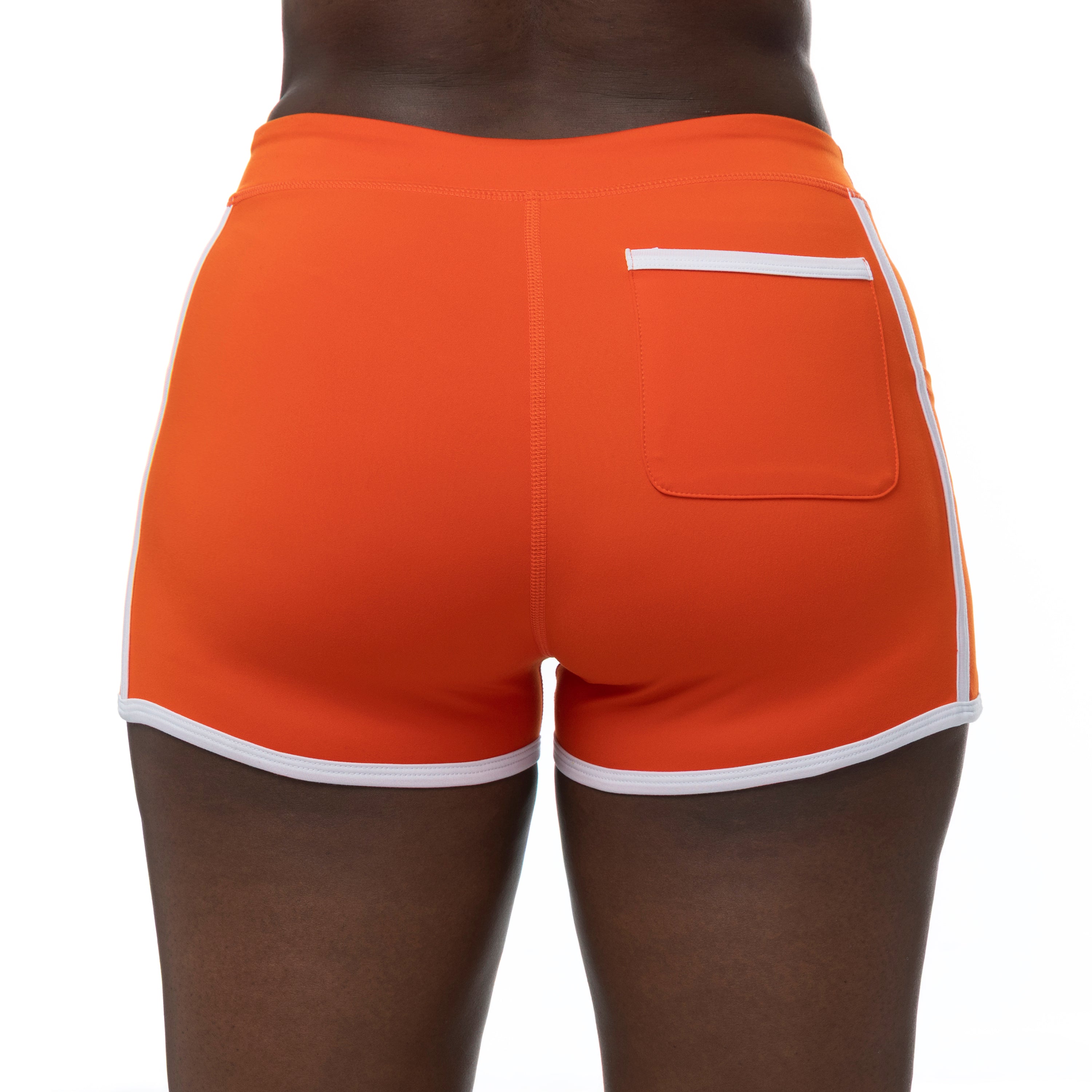 Miami Hurricanes Women's Zoozatz Blitz Shorts - Orange