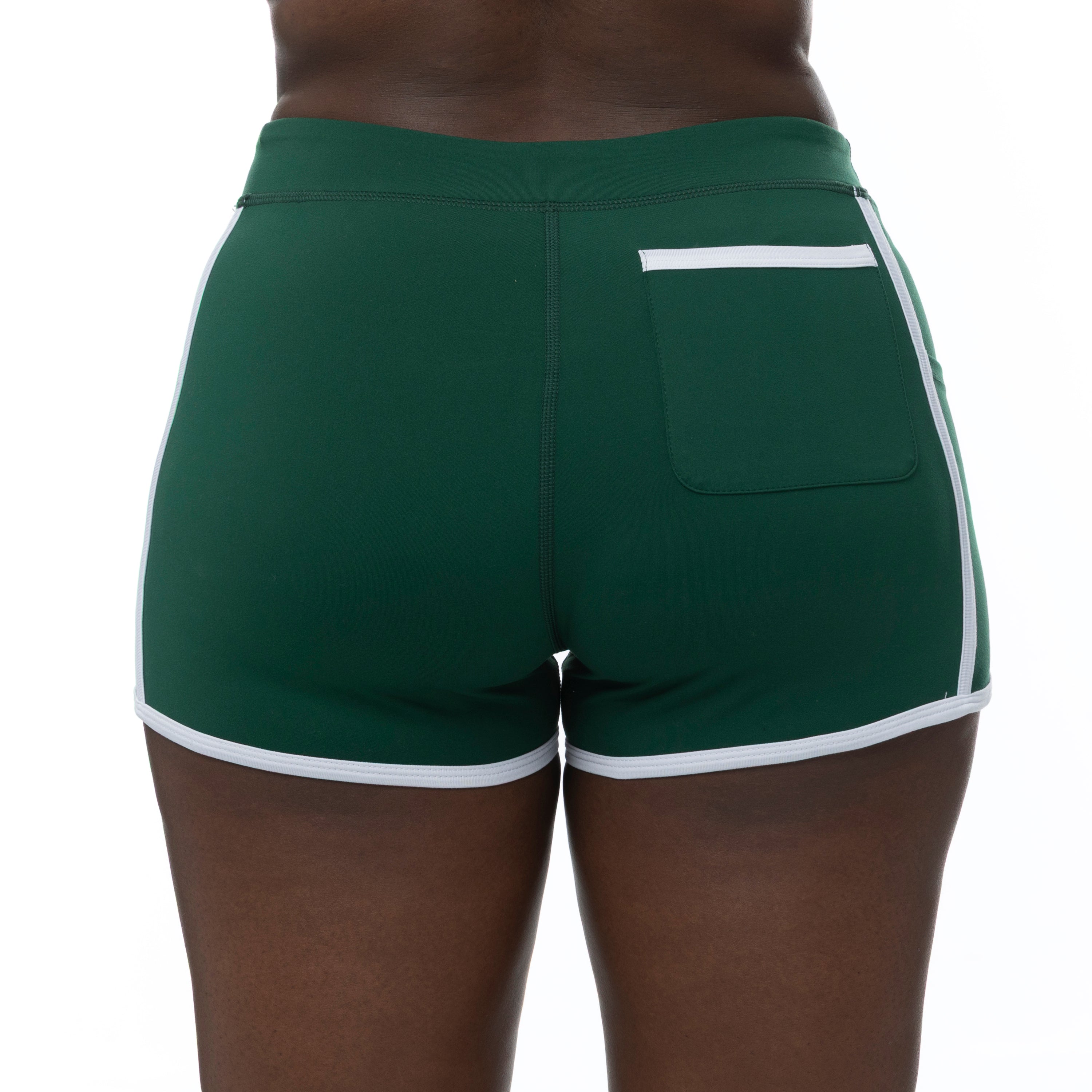 Miami Hurricanes Zoozatz Women's Blitz Shorts - Green