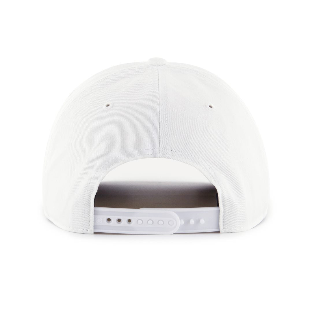 Miami Hurricanes 47 Bold Vintage Roscoe Hitch Adjustable Hat - White