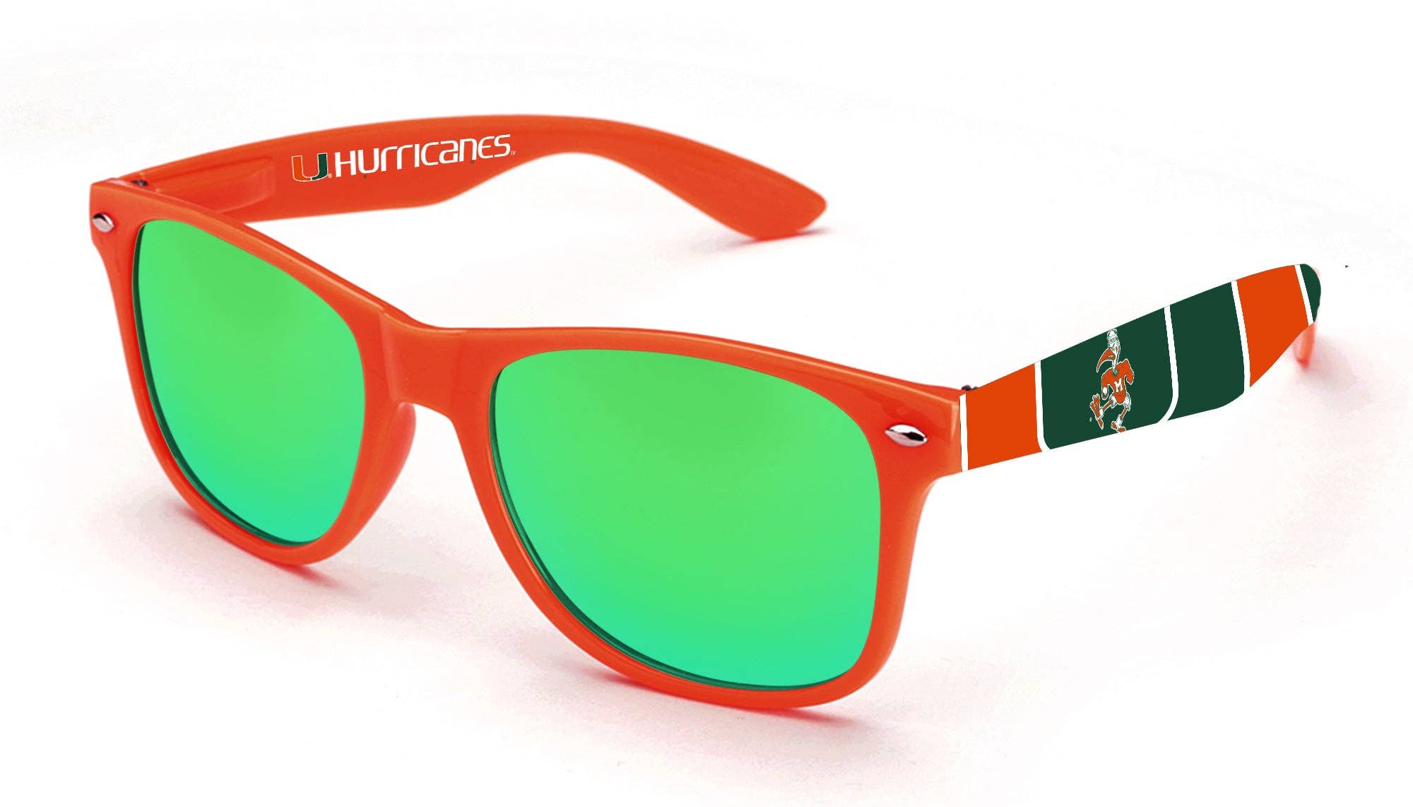 Miami Hurricanes Limited Edition Wayfair Sunglasses - Orange display picture 2