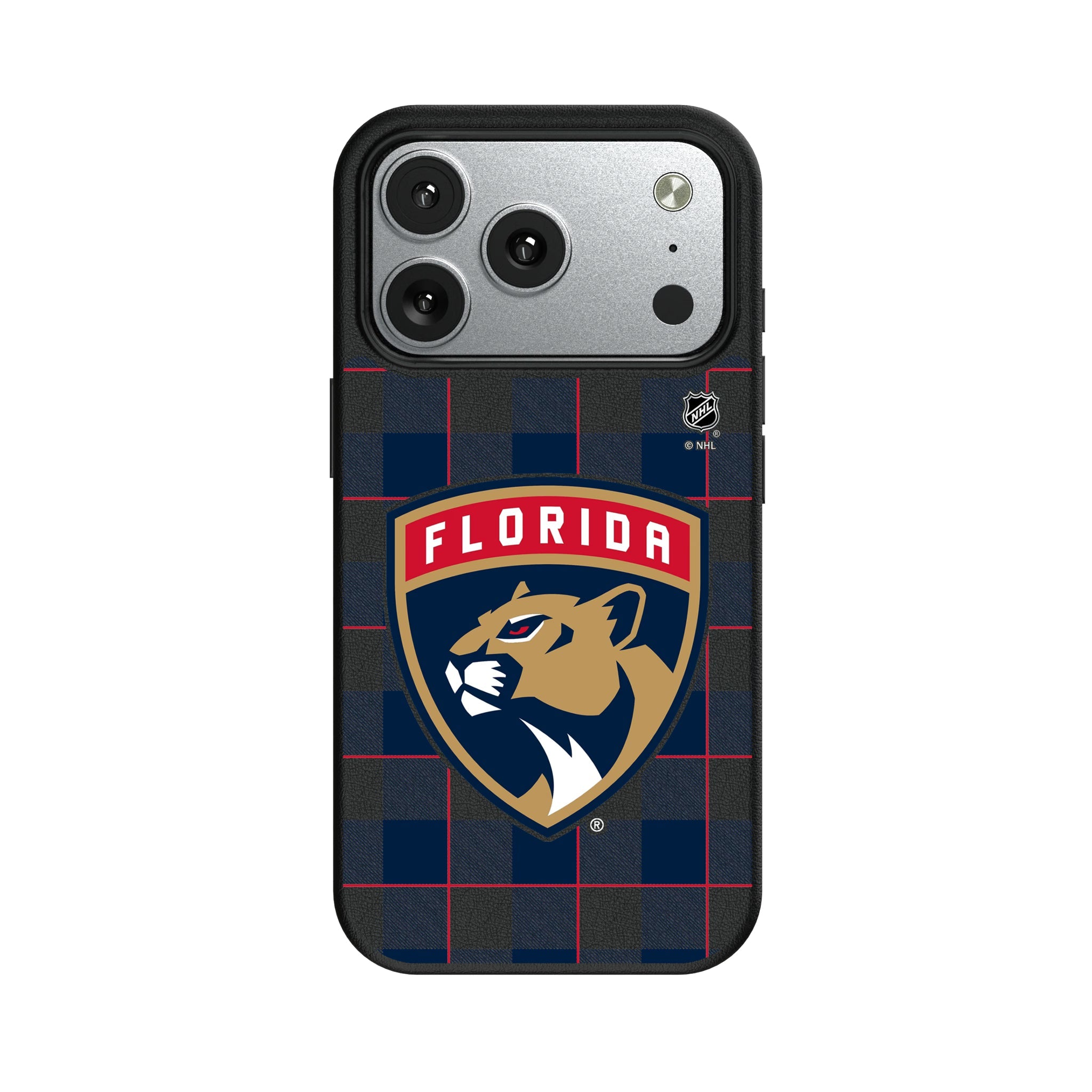 Florida Panthers Plaid MagSafe Compatible Phone Case