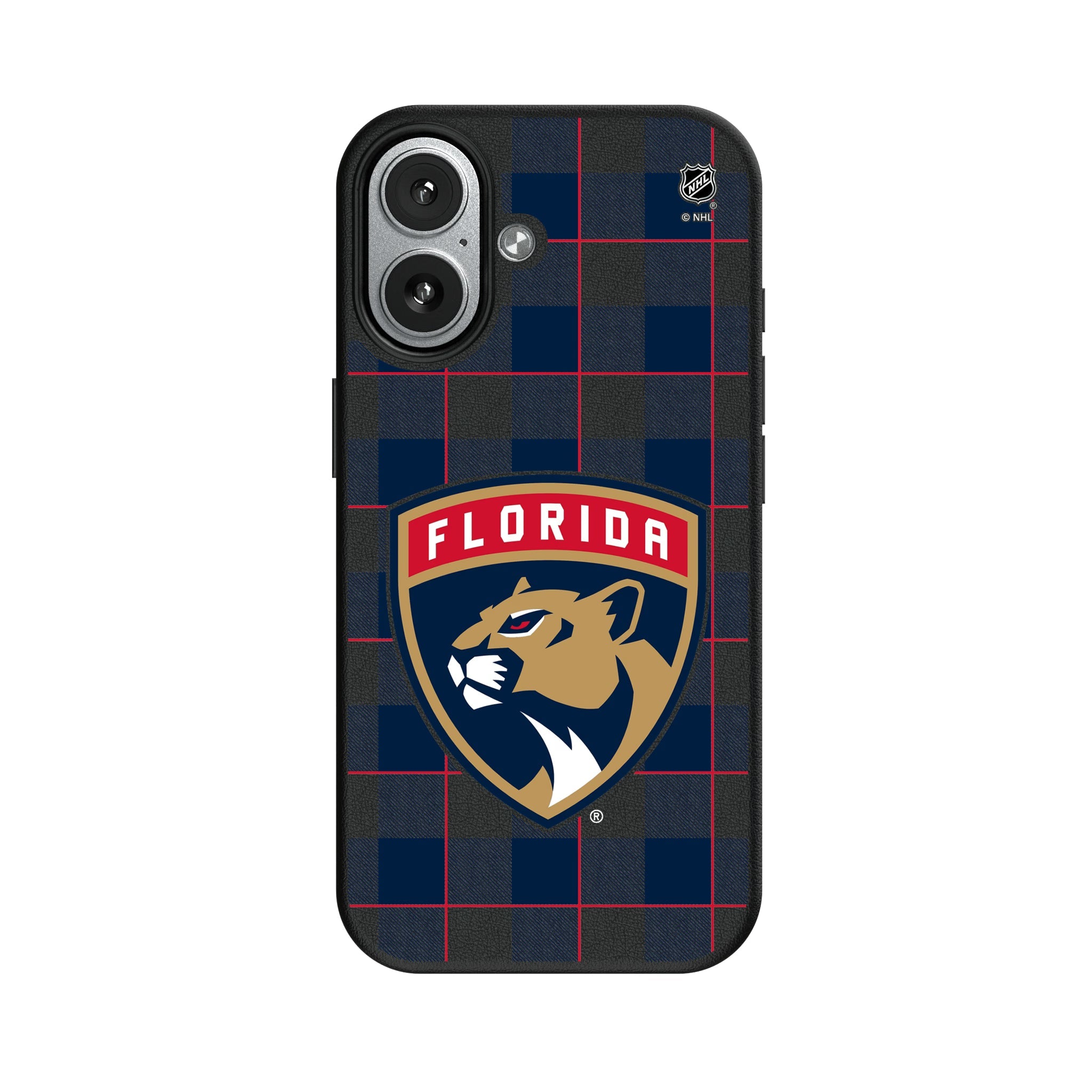 Florida Panthers Plaid MagSafe Compatible Phone Case