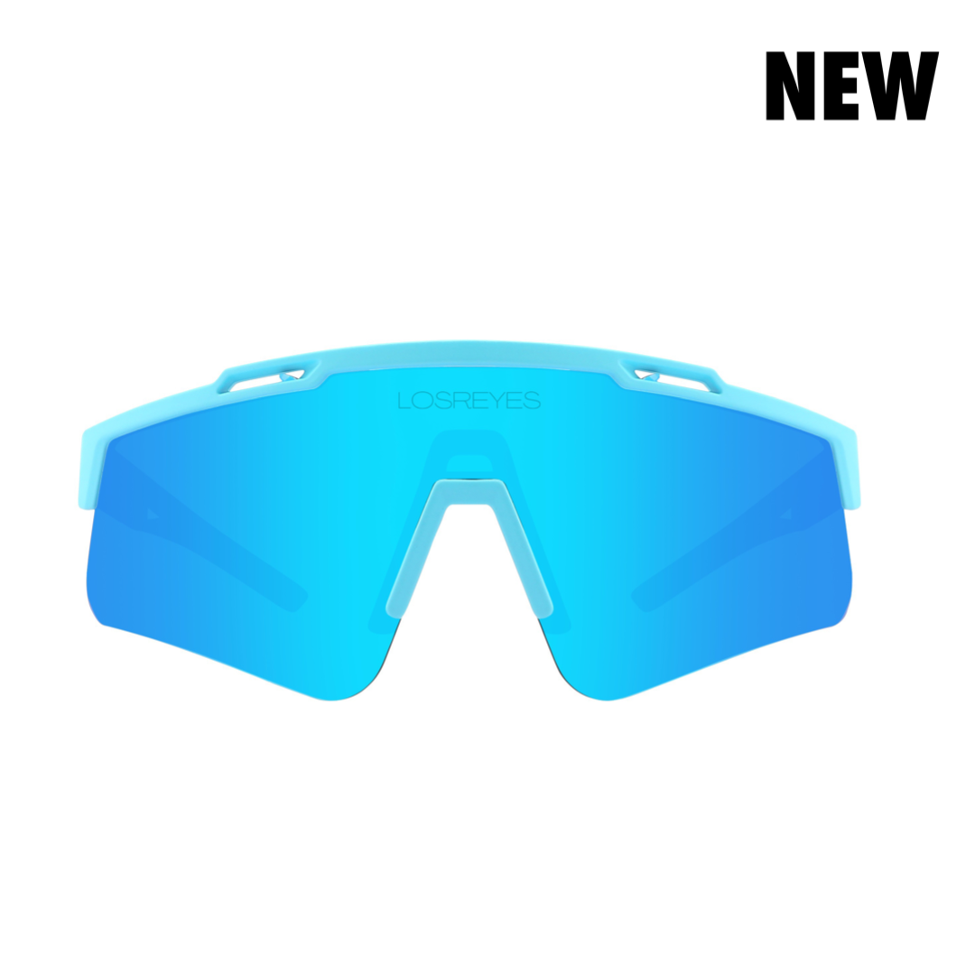 Los Reyes Miami Prime "Sky Blue/Orange" Sunglasses