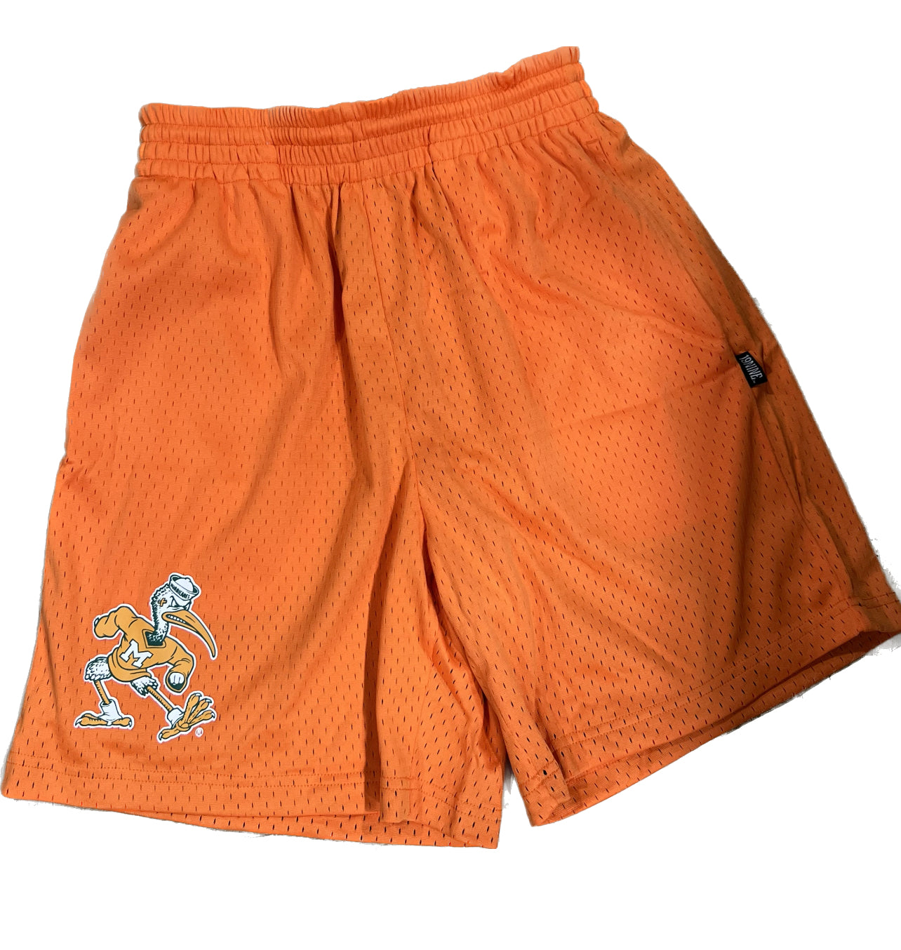 Miami Hurricanes 19Nine Retro Practice Shorts - Orange