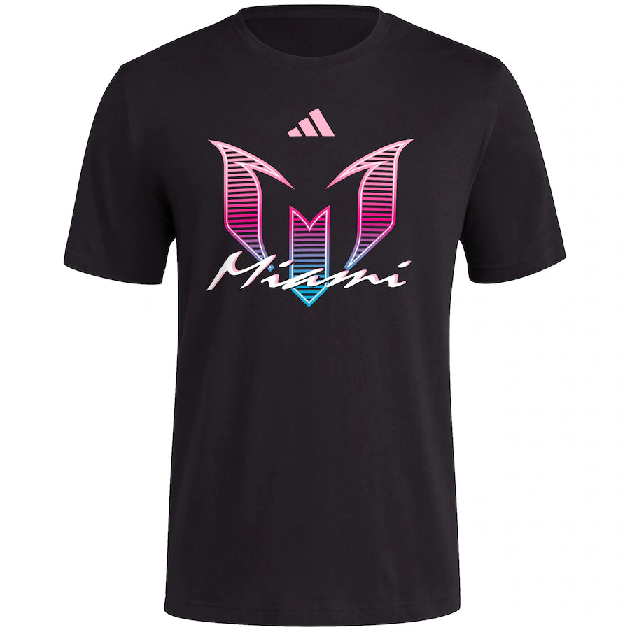 Lionel Messi x adidas Neon Lights T-Shirt - Black