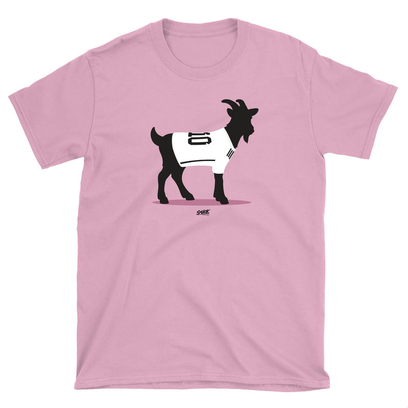 GOAT T-Shirt for Soccer Fans - Pink