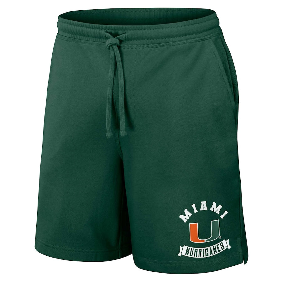 Miami Hurricanes Darius Rucker Logo Lounge Shorts - Green