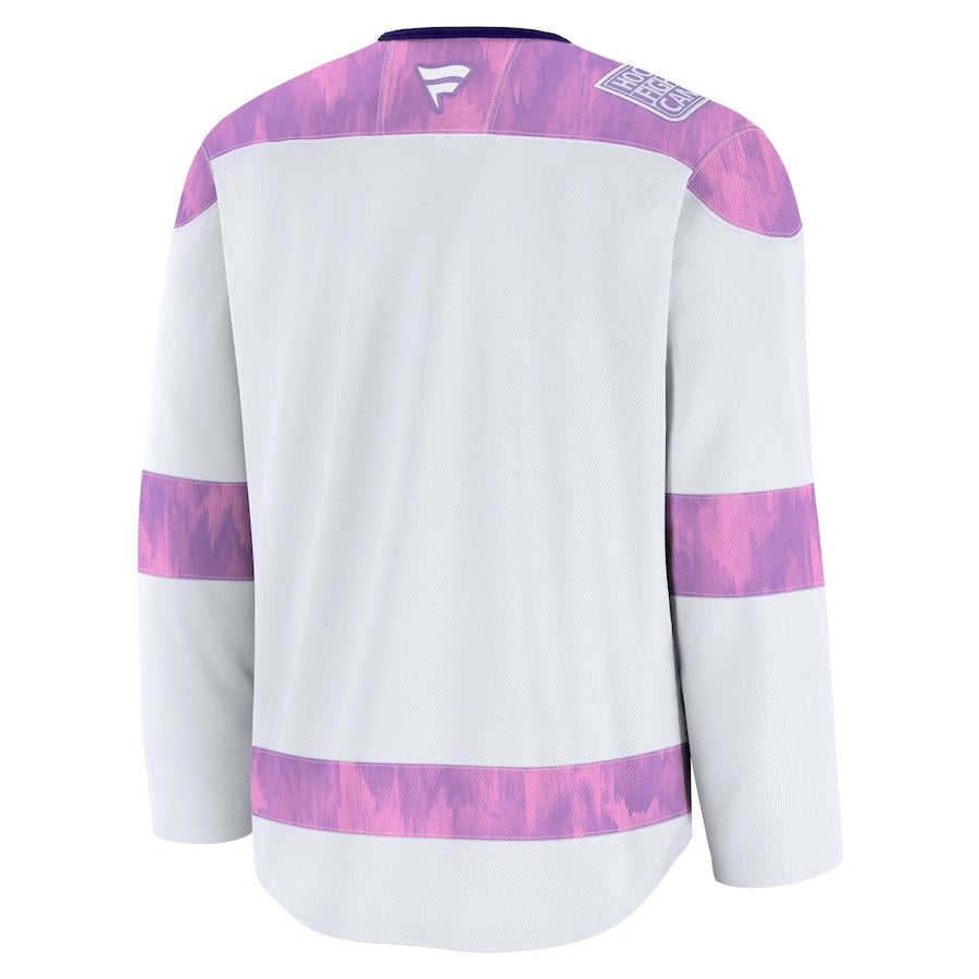 Florida Panthers Fanatics 2024 Hockey Fights Cancer Practice Jersey - White