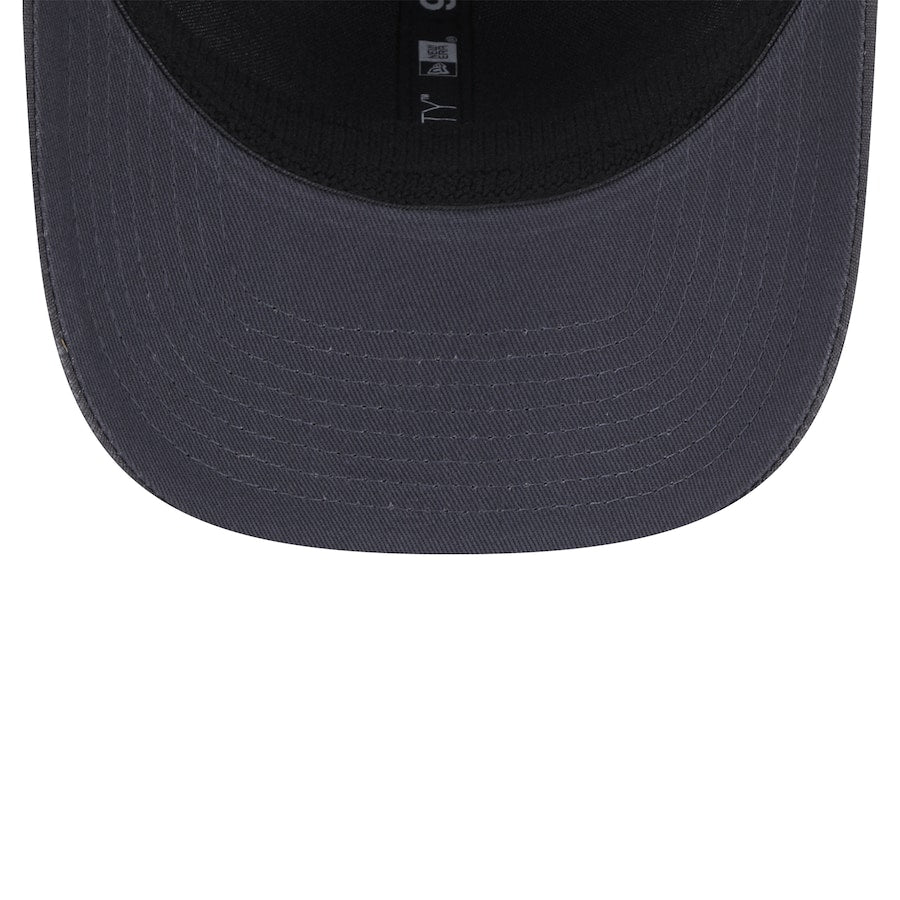 Miami Heat New Era Team Elevated Patch 9SEVENTY Adjustable Hat - Graphite