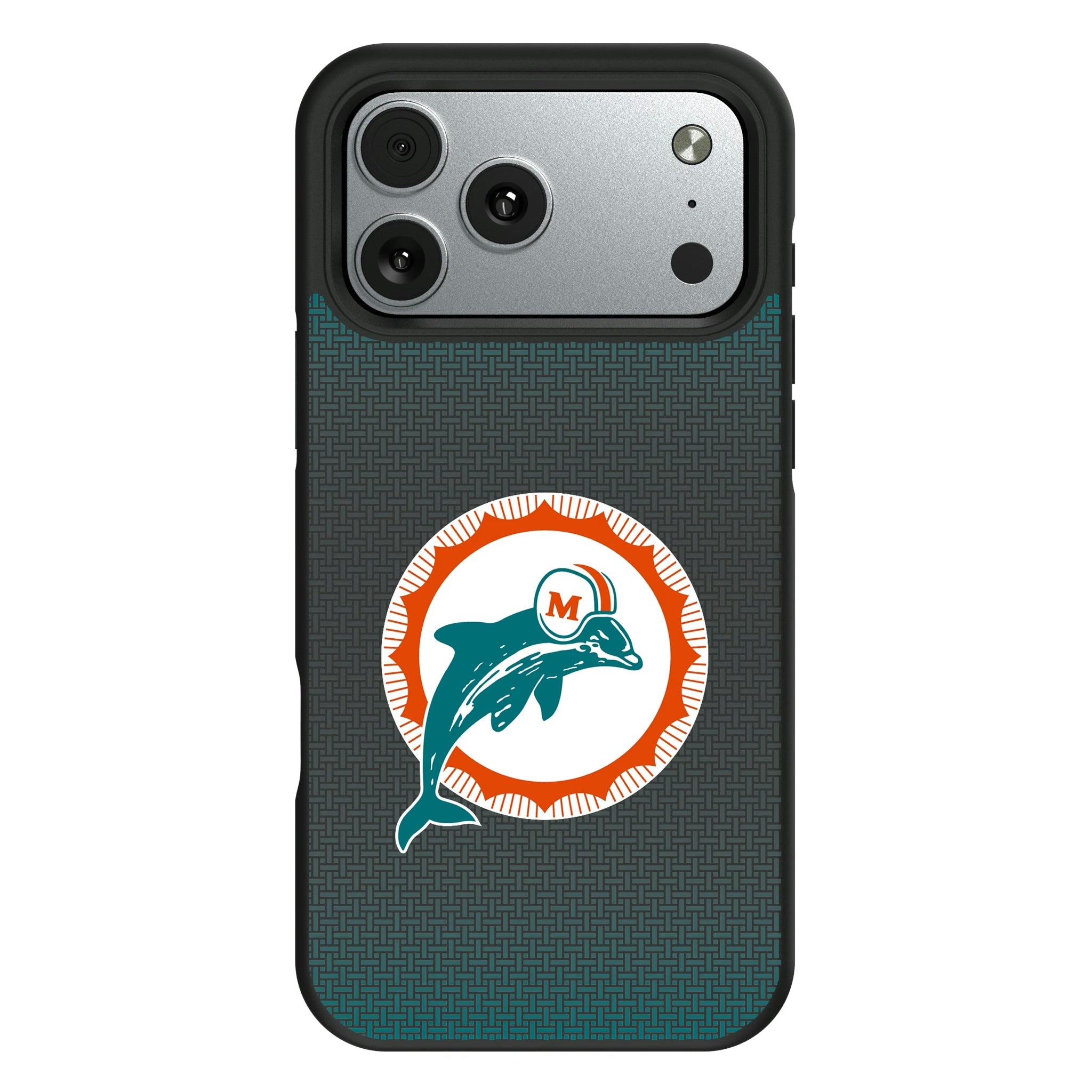 Miami Dolphins 1966-1973 Historic Collection Linen Bump Phone Case