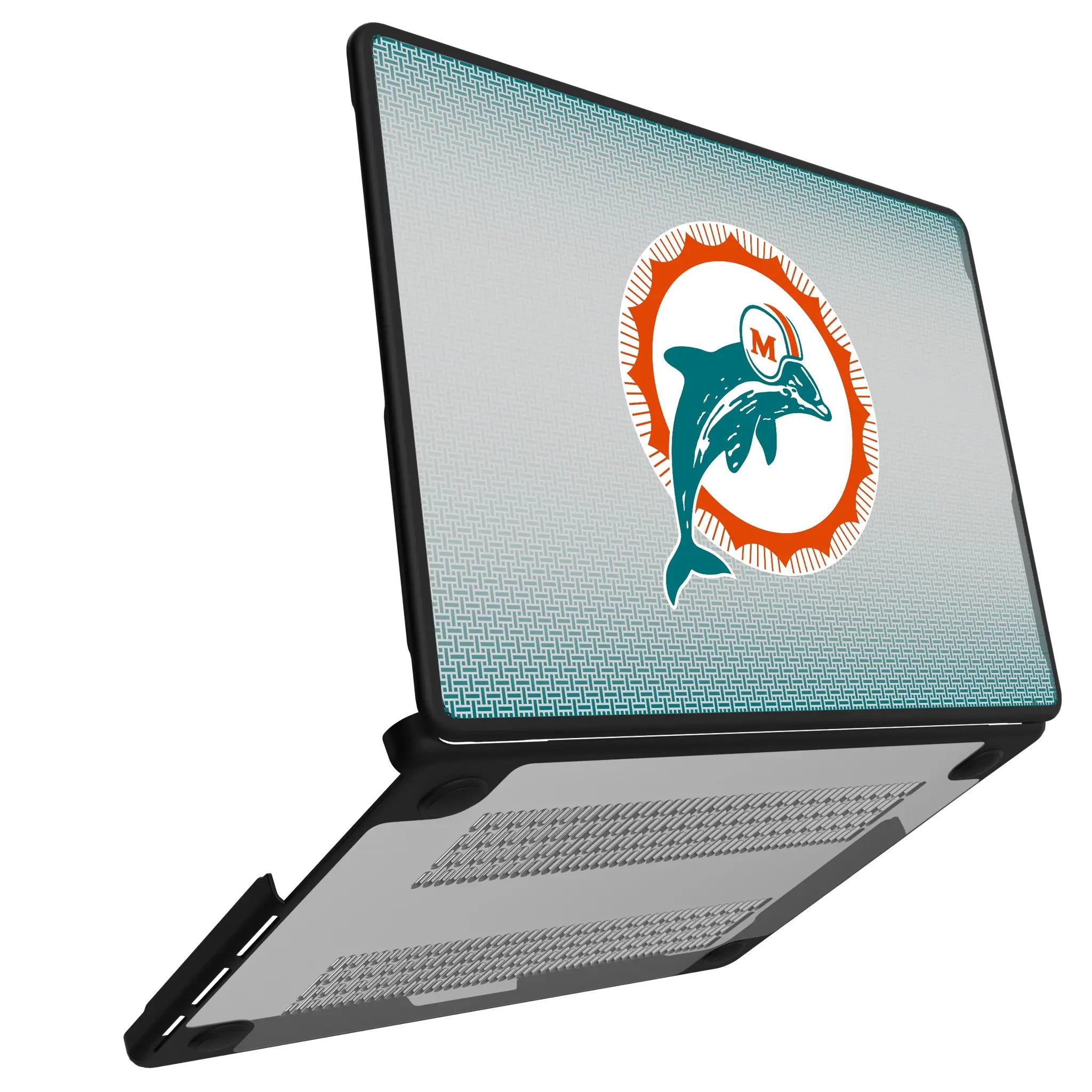 Miami Dolphins 1966-1973 Historic Collection Linen Laptop Case for Apple MacBook