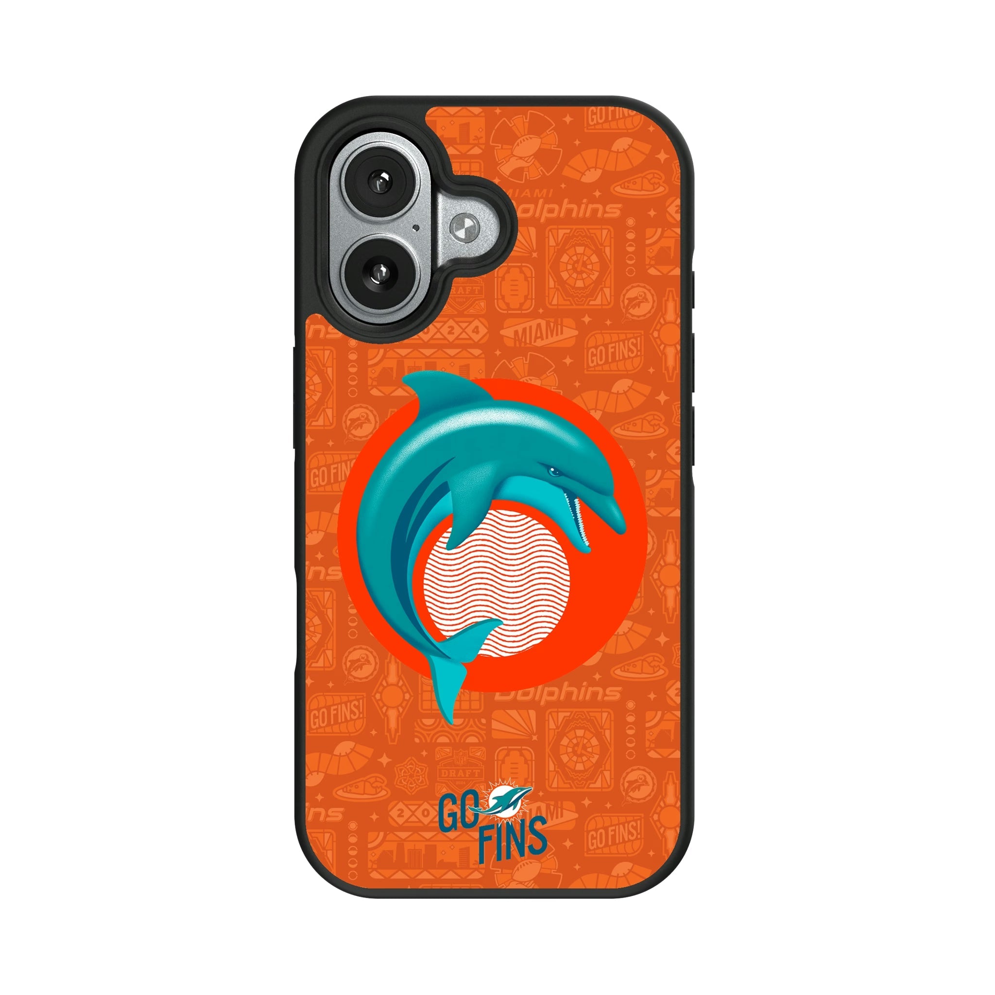 Miami Dolphins 2024 Illustrated Limited Edition Bump Phone Case